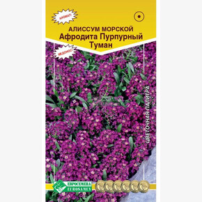 Алиссум АФРОДИТА Пурпурный туман 0,02 гр/ Евросемена