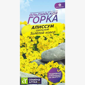 Алиссум Золотой Ковер/Сем Алт/цп 0,05 гр. многолетник Альпийская горка