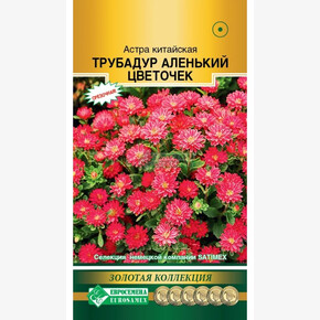 Астра ТРУБАДУР Аленький Цветочек китайская 10шт/ Евросемена