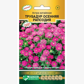 Астра ТРУБАДУР Осенняя Рапсодия китайская 10шт/ Евросемена