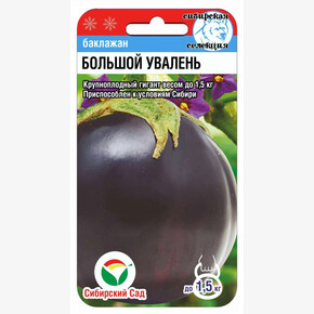 Баклажан Большой увалень 20шт Сиб Сад