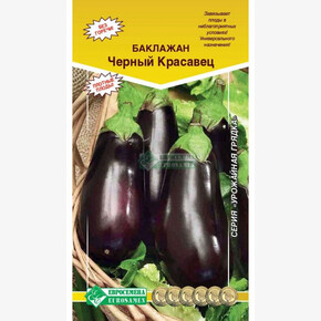 Баклажан ЧЕРНЫЙ КРАСАВЕЦ (0,3гр)/ Евросемена