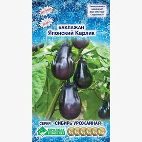 Баклажан ЯПОНСКИЙ КАРЛИК 0,3 гр/ Евросемена