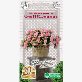 Бальзамин Афина Яблоневый цвет 5шт/ Евросемена
