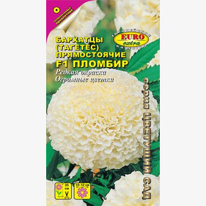 Бархатцы Пломбир 5шт/ Аэлита Экстра