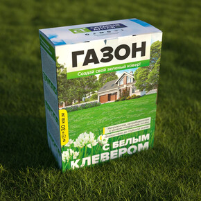 Газон с белым клевером/Сем Алт/ 900 гр. коробка 1/10