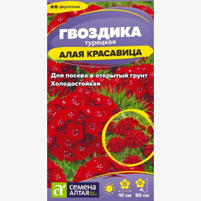Гвоздика Алая красавица/Семена Алтая/цп 0,1 гр. двулетник (2029 / 41754)