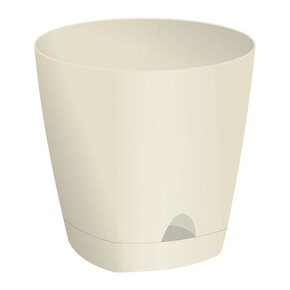 Горшок Амстердам 0,65л d110мм сливочный с/п/ Пластик Репаблик АКЦИЯ