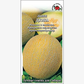 Дыня Дюна /Сотка/ 0,5г/ ранняя 1,4-1,7кг /*900
