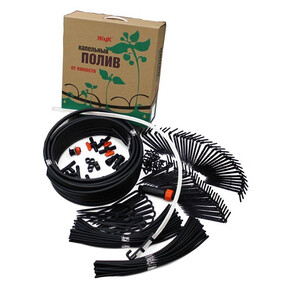 Капельный полив ЖУК от емкости 60 растений (тепличный)