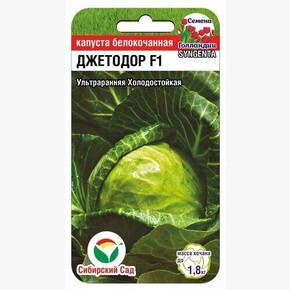 Капуста Джетодор F1 10шт Сиб Сад