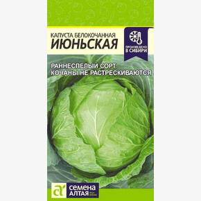 Капуста Июньская/ Семена Алтая