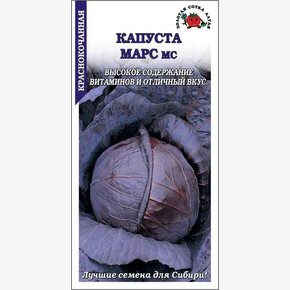 Капуста Марс /Сотка/ 0,3г/ среднесп. 1,3-1,5кг/*1200