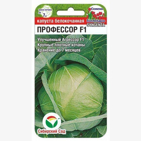Капуста Профессор F1 10шт Сиб Сад