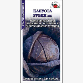 Капуста Рубин /Сотка/ 0,3г/ среднесп. 1-2кг/*1200