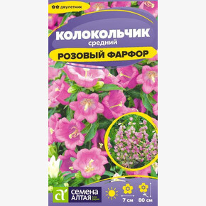 Колокольчик Розовый Фарфор/Сем Алт/цп 0,03 гр. двулетник