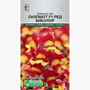 Львиный зев СНЭПШОТ РЕД БИКОЛОР (10 шт)/ Евросемена