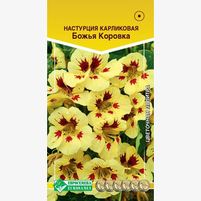 Настурция БОЖЬЯ КОРОВКА карликовая 1 гр/ Евросемена
