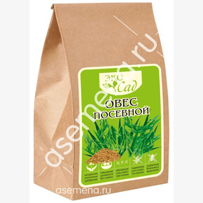 Овес посевной/Сем Алт/ 500 гр. серия Эко Сад 1/10