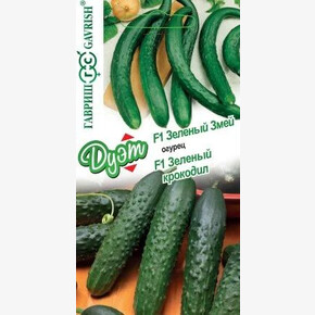 Огурец Зеленый Змей 0,25г+Зеленый крокодил 0,25г Дуэт/ Гавриш