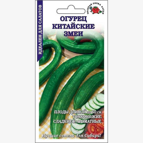 Огурец Китайские змеи /Сотка