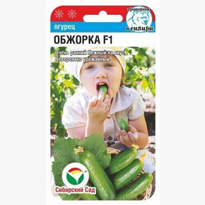 Огурец Обжорка F1 5шт Сиб Сад