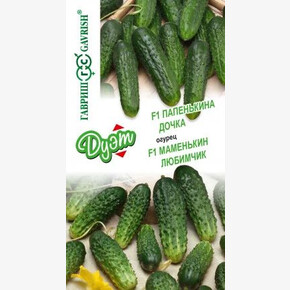 Огурец Папенькина дочка 0,5г+Маменькин любимчик 0,5г Дуэт/ Гавриш