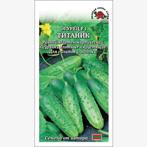 Огурец Титаник F1 /Сотка/ 5шт / партен. раннесп. 9-12см/*1500