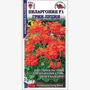 Пеларгония Грин Луция F1/Сотка/ 3 шт/ роз. h-35см d-15см Cerny/