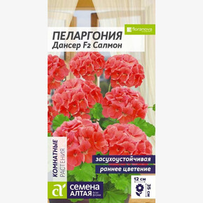 Пеларгония Дансер Салмон зональная/Сем Алт/цп 3 шт.