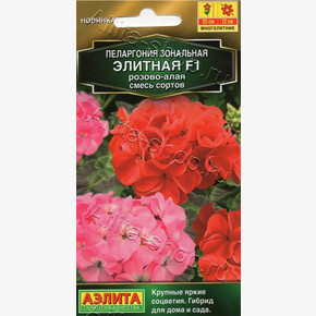 Пеларгония Элитная розово-алая 5шт/ Аэлита