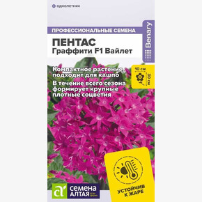 Пентас Граффити Вайлет ланцетовидный/Семена Алтая/цп 3 шт.