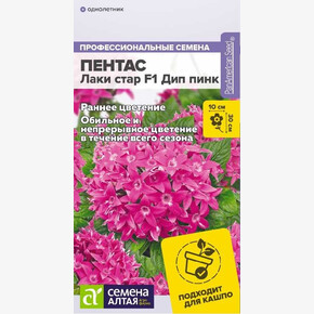 Пентас Лаки стар Дип пинк ланцетовидный/Семена Алтая/цп 3 шт.