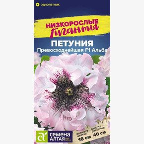 Петуния Альба/Сем Алт/цп 7 шт. Низкорослые гиганты