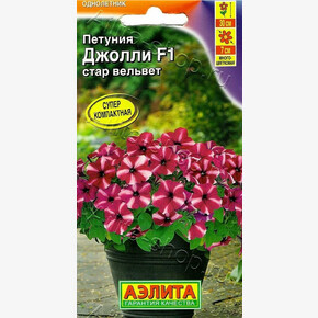 Петуния Джолли Стар вельвет/ Аэлита/7шт