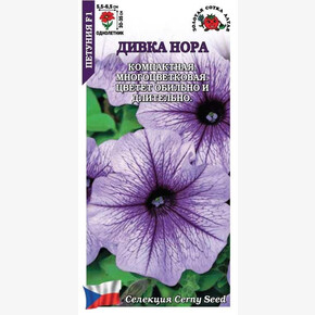 Петуния Дивка Нора /Сотка/h-30-35 d 5-6см/светл.синяяшт