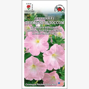 Петуния Дримс Эплблоссом F1 /Сотка/ 10шт/ h-40см d-10см/*500