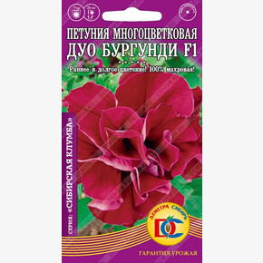 Петуния Дуо БУРГУНДИ F1 /10 шт Дем Сиб/