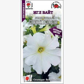 Петуния Игл Вайт /Сотка/ 10шт
