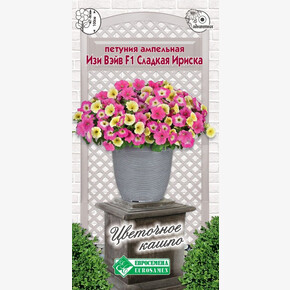 Петуния ИЗИ ВЭЙВ СЛАДКАЯ ИРИСКА ампельная 3 драже/ Евросемена
