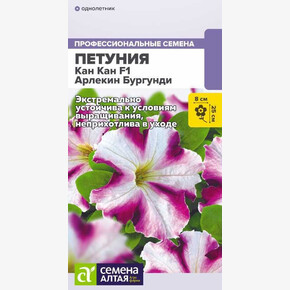Петуния Кан Кан Арлекин Бургунди /Сем Алт/цп 5 шт.
