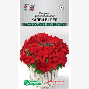 Петуния КАПРИ РЕД крупноцветковая (5 драже)/ Евросемена
