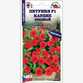 Петуния Карлик Красный/ Сотка