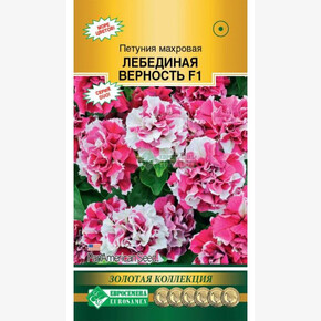 Петуния ЛЕБЕДИНАЯ ВЕРНОСТЬ махровая/ Евросемена