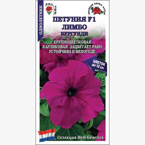 Петуния Лимбо Бургунди /Сотка/ 10 шт