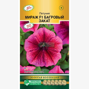 Петуния МИРАЖ БАГРОВЫЙ ЗАКАТ 10 драже/ Евросемена