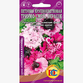 Петуния Триумф Смесь окрасок /10 шт Дем Сиб/