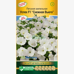 Петуния УСПЕХ Снежная вьюга/ Евросемена 5 драже