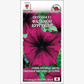 Петуния Фалькон Бургунди /Сотка/ 10шт