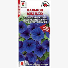 Петуния Фалькон Мид Блю /Сотка/ 10шт
